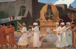 Daavid tuo liitonarkin Jerusalemiin